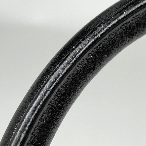 Celine Macadam Pattern Mini Canvas Handbag Black Brown - Picture 5 of 6